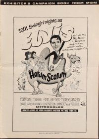 9a361 HARUM SCARUM pressbook '65 rockin' Elvis Presley, Mary Ann Mobley, 1001 Swingin' nights!