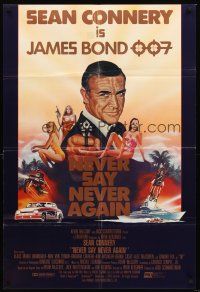 9c565 NEVER SAY NEVER AGAIN int'l 1sh '83 Sean Connery as James Bond, Barbara Carrera, Basinger