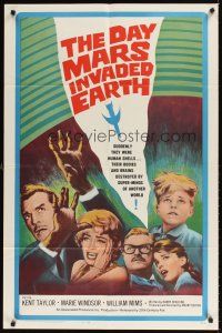 9c157 DAY MARS INVADED EARTH 1sh '63 their bodies & brains were destroyed by alien super-minds!
