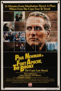 9c260 FORT APACHE THE BRONX int'l 1sh '81 Paul Newman & Edward Asner as New York City cops!