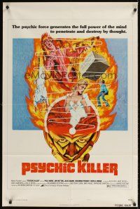 9c647 PSYCHIC KILLER style B 1sh '75 he freed mind & body to commit most sensual & shocking acts!
