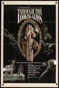 9c877 THROUGH THE LOOKING GLASS 1sh '76 the first motion picture that explores supernatural sex!