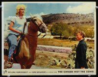 9d792 SINGER NOT THE SONG English LC '62 priest John Mills by sexy Mylene Demongeot on horse!