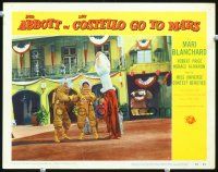 9d177 ABBOTT & COSTELLO GO TO MARS LC #3 '53 astronauts Bud & Lou with guy in wacky costume!