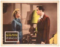 9d196 ALL ABOUT EVE LC #8 '50 close up of Celeste Holm staring at Hugh Marlowe!