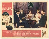 9d197 ALL THE FINE YOUNG CANNIBALS LC #2 '60 Natalie Wood & George Hamilton with Robert Wagner!