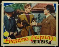 9d211 ARSENE LUPIN RETURNS LC '38 Pendleton wants to shake Melvyn Douglas' hand, but they're full!