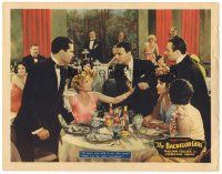 9d216 BACHELOR GIRL LC '29 pretty Thelma Todd stops fight between two men at dinner party!