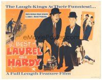 9d024 BEST OF LAUREL & HARDY TC '69 five great artwork images of Stan & Oliver!