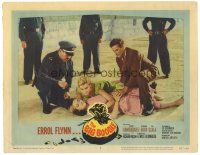 9d239 BIG BOODLE LC #4 '57 Errol Flynn, sexy Rossana Rory & cops over unconscious Gia Scala!