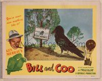 9d244 BILL & COO LC #4 '48 great close up of black crow staring at his wanted poster!
