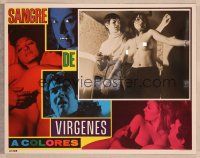 9d249 BLOOD OF THE VIRGINS Spanish/U.S. '67 Ricardo Bauleo, sexy vampire horror!