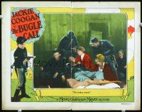 9d274 BUGLE CALL LC '27 soldiers guard wounded man in bed, Jackie Coogan in border art!