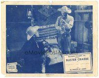 9d281 BUSTER CRABBE stock LC '40s as Billy the Kid with Fuzzy St. John & dead man!