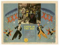 9d285 CABIN IN THE SKY LC '43 great image of Ethel Waters singing & dancing, cool artwork!