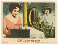 9d297 CAT ON A HOT TIN ROOF LC #8 '58 Judith Anderson gives Elizabeth Taylor marital advice!