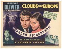 9d034 CLOUDS OVER EUROPE TC '39 Laurence Olivier, Valerie Hobson, Ralph Richardson