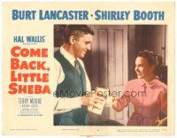 9d307 COME BACK LITTLE SHEBA LC #6 '53 Burt Lancaster pours a drink for pretty Terry Moore!