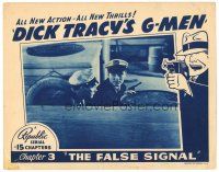 9d354 DICK TRACY'S G-MEN chapter 3 LC '39 Ralph Byrd as Chester Gould's detective, Republic serial!