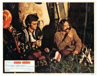 9d374 EASY RIDER LC #3 '69 close up of Peter Fonda & star/director Dennis Hopper smoking weed!