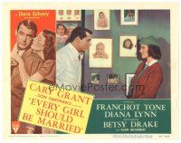 9d381 EVERY GIRL SHOULD BE MARRIED LC #7 '48 c/u of Cary Grant & Betsy Drake looking at each other!
