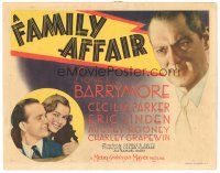 9d049 FAMILY AFFAIR TC '37 Lionel Barrymore as Judge Hardy, first Andy Hardy!