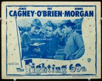 9d389 FIGHTING 69th LC #6 R48 Pat O'Brien stands between Dennis Morgan & Jeffrey Lynn!