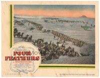 9d401 FOUR FEATHERS LC '39 Zoltan Korda epic, wonderful far shot of soldiers on the front line!