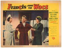 9d404 FRANCIS JOINS THE WACS LC #3 '54 Donald O'Connor in hospital with Zasu Pitts & Julia Adams!