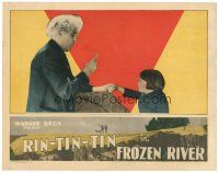 9d409 FROZEN RIVER LC '29 Davey Lee, early Rin Tin Tin movie, he's in the border art!