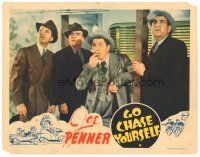 9d430 GO CHASE YOURSELF LC '38 Joe Penner & three other guys looking at something shocking!