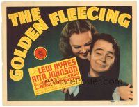 9d058 GOLDEN FLEECING TC '40 Lew Ayres & Rita Johnson in screwball life insurance comedy!