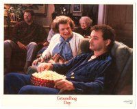 9d450 GROUNDHOG DAY LC '93 close up of Bill Murray with popcorn, directed by Harold Ramis!