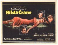 9d069 HILDA CRANE TC '56 Guy Madison, Jean Pierre Aumont, sexy Jean Simmons in title role!