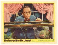 9d500 INCREDIBLE MR. LIMPET LC #2 '64 close up of wacky Don Knotts, who turns into a cartoon fish!