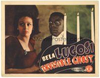 9d509 INVISIBLE GHOST LC '41 close up of Clarence Muse playing stereotyped black role!
