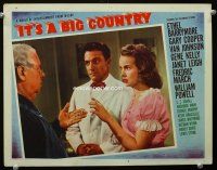9d517 IT'S A BIG COUNTRY LC #6 '51 close up of Gene Kelly, Janet Leigh & S.Z. Cuddles Sakall!