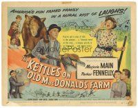 9d085 KETTLES ON OLD MacDONALD'S FARM TC '57 Marjorie Main & Parker Fennelly in the Ozarks!