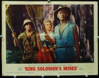 9d548 KING SOLOMON'S MINES LC #8 R62 c/u of Stewart Granger, Deborah Kerr & Richard Carlson!