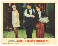 9d564 LAUREL & HARDY'S LAUGHING '20s LC #7 '65 Stan & Ollie look at a tasty dish Anita Garvin!