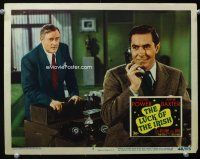 9d591 LUCK OF THE IRISH LC #8 '48 Lee J. Cobb looks at smiling Tyrone Power on phone!