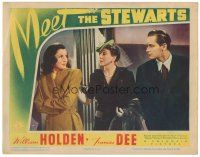 9d605 MEET THE STEWARTS LC '42 William Holden & Frances Dee think that in-laws should be outlawed!