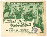 9d121 RIDING WITH BUFFALO BILL chapter 2 TC '54 Marshall Reed cowboy serial, Law of the Six Gun!
