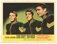 9d768 SERGEANTS 3 LC #6 '62 John Sturges, best c/u of Frank Sinatra, Peter Lawford & Dean Martin!
