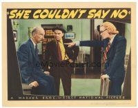 9d775 SHE COULDN'T SAY NO LC '40 Cliff Edwards watches Eve Arden point accusingly at Clem Bevans!