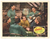 9d798 SMOKY LC '46 Fred MacMurray & the boys listen to Burl Ives sing & play guitar!