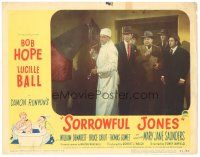 9d813 SORROWFUL JONES LC #3 '49 Thomas Gomez & Gangsters by Bob Hope in surgeon gown with race horse