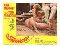9d848 SWINGER LC #1 '66 wacky image of super sexy painted Ann-Margret writhing in mud!