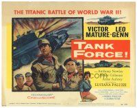 9d143 TANK FORCE TC '58 Victor Mature, Leo Genn & sexy Luciana Paluzzi in World War II!