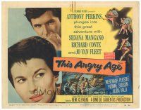 9d149 THIS ANGRY AGE TC '58 Anthony Perkins & Silvana Mangano, Richard Conte!